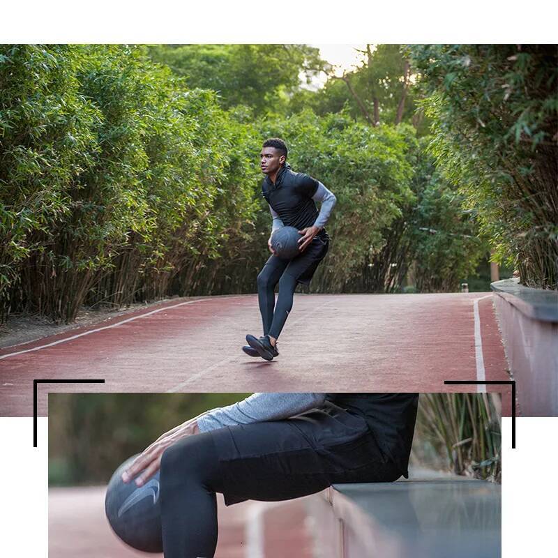 Ddmyoutdoor European Men Compression Tight Leggings Running Sports Workout Bottoms Trousers Jogging Dry Yoga Pants Quick Fiess Training Jogging Suit