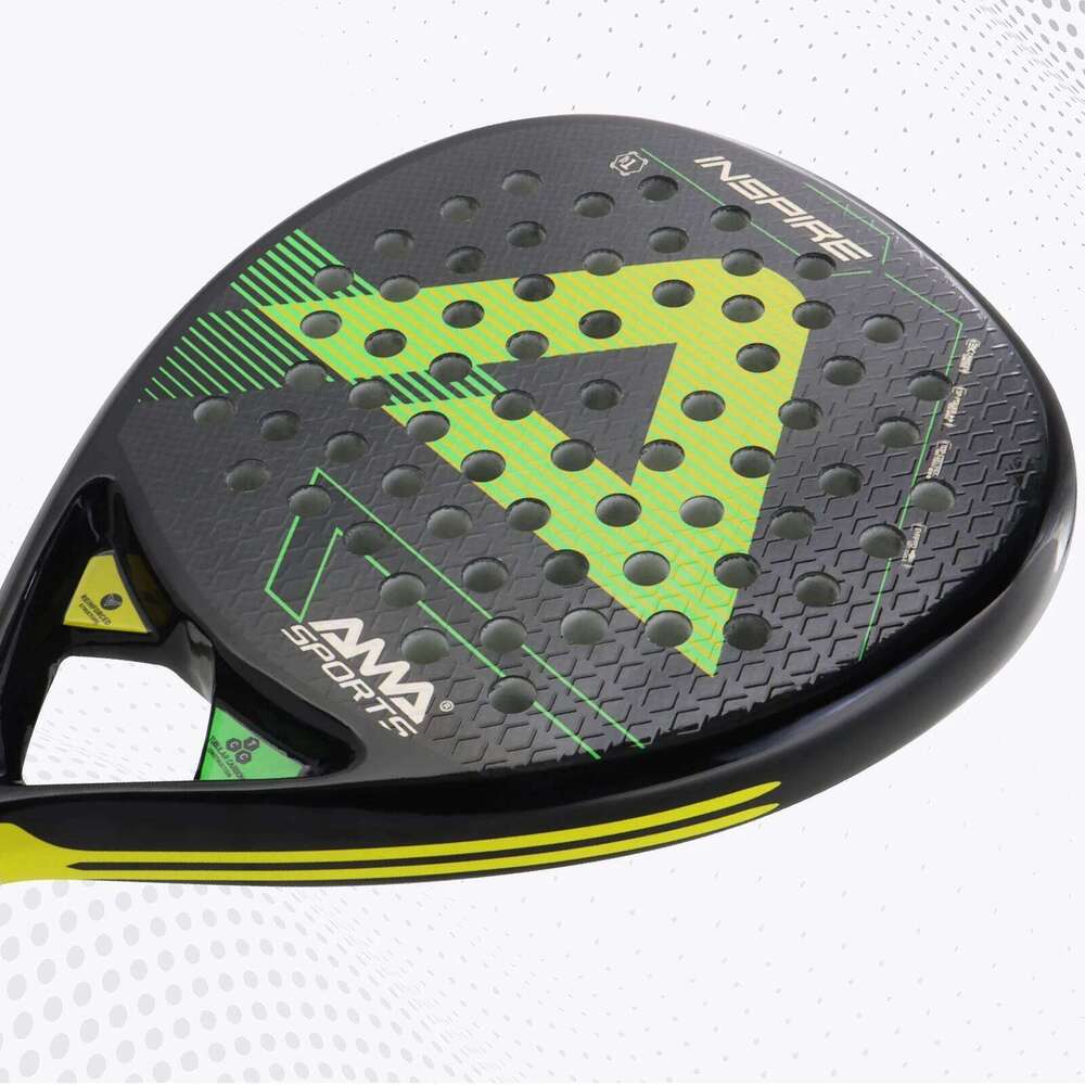 AMASPORT 3K Paddle Tennis Racket New Hole Distribution With High Durability Carbon Fiber Material For Men Women Beginners