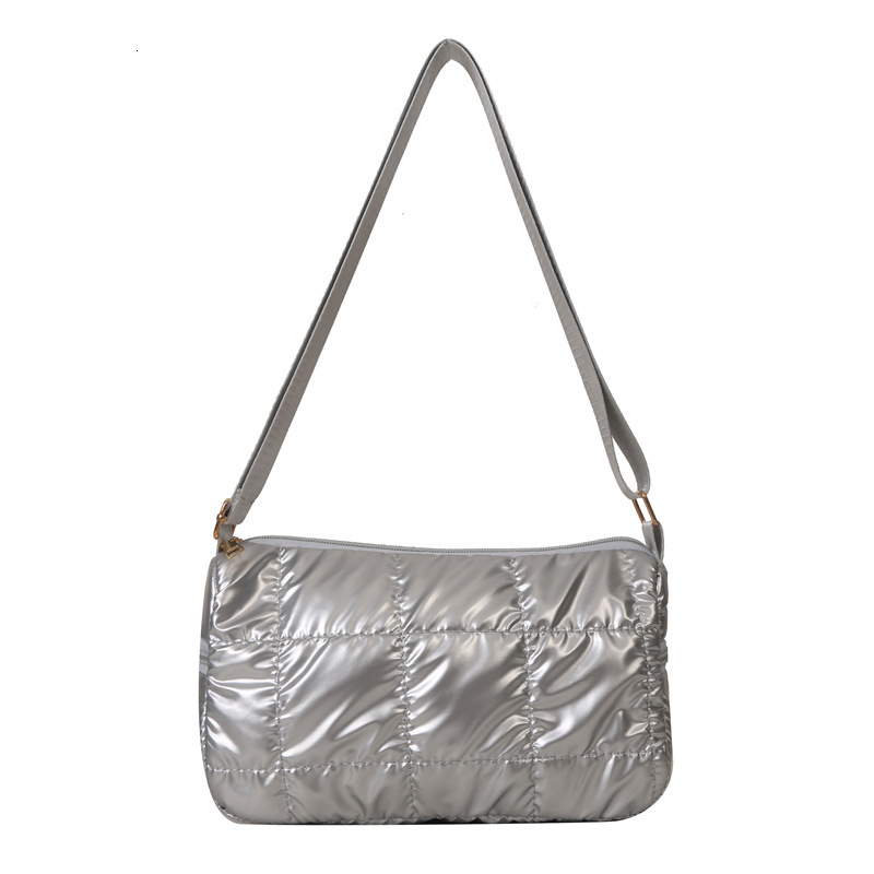 designer 2025 Autumn Winter New Fashion Cotton Handbag Single Shoulder Underarm Small Square Bag Women's Bag Supports Wholesale and Mixed Orders