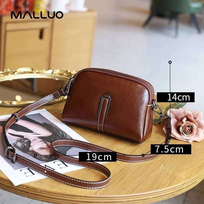 Designer Bags 2025 Women Cow Real Leather Small Crossbody Bags Ladies Cowhide Fashion Designer Shoulder Bag Female Phone Handbags Purse Messenger Luxu