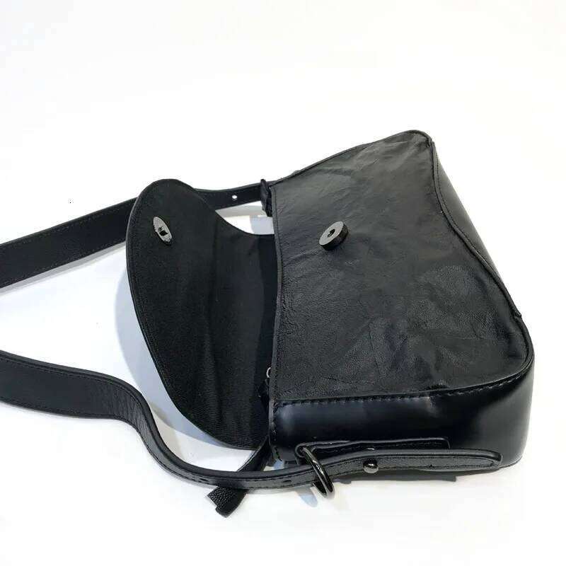 Double Strap Crossbody Women's Bags Vegetable Tanned Sheepskin Handbag Trend Genuine Leather Underarm Shoulder Bag 2025/06/06