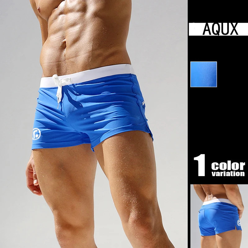 mens Swimwear Low Waist Surfing Trunk swim short sexy personality Swimsuit male pocket swimming beach board short men bathing 250530