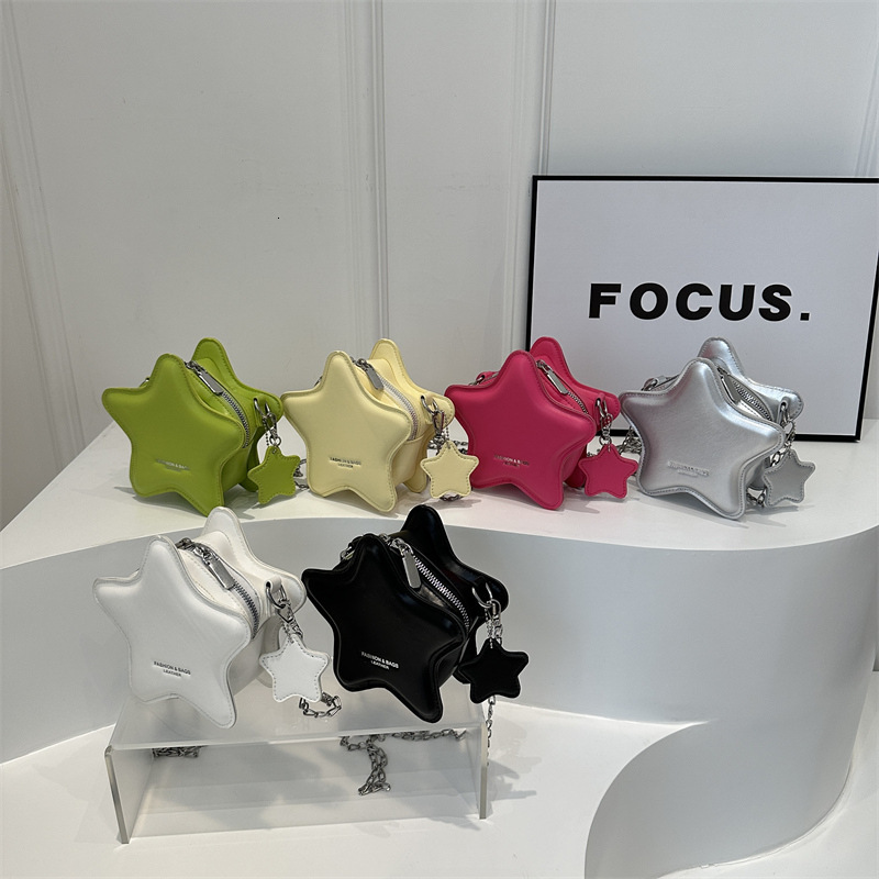 designer Chain Star Box Small Bag Women's Bag 2025 New Fashion Shoulder Bag Cross-border Export Dropshipping Crossbody Bag