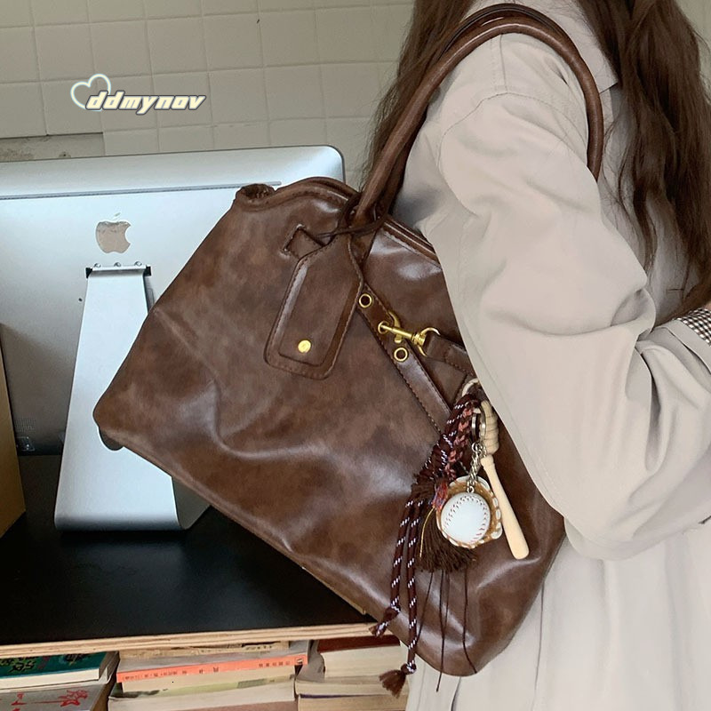 Large Capacity Tote 2025 New High-end Handbag Shoulder Underarm Briefcase Commuter Women's Bag ddmynov