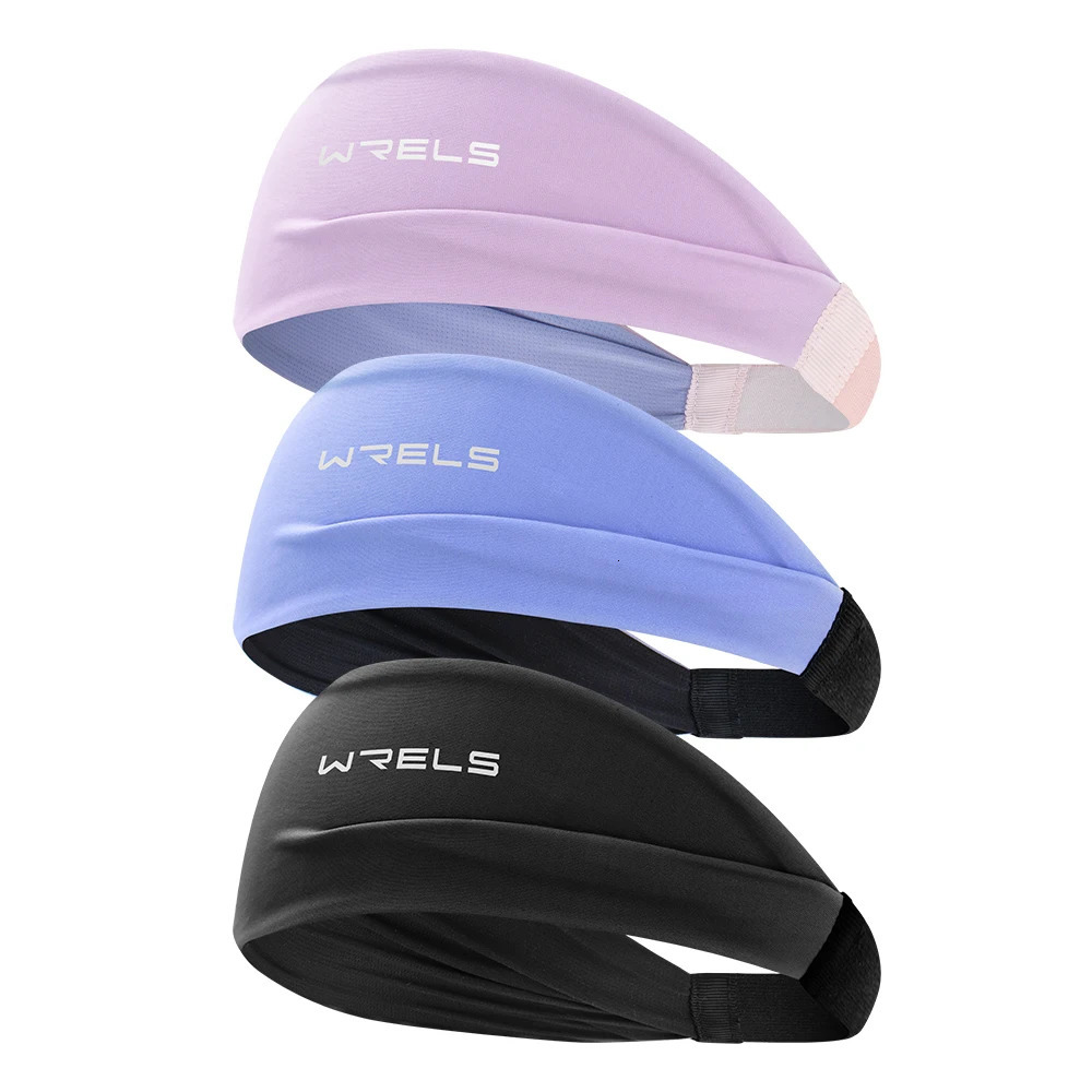 WRELS Outdoor Sports Headband Fitness Hair Bands Man Woman Hair Wrap Brace Elastic Cycling Yoga Running Exercising Sweatband 250529