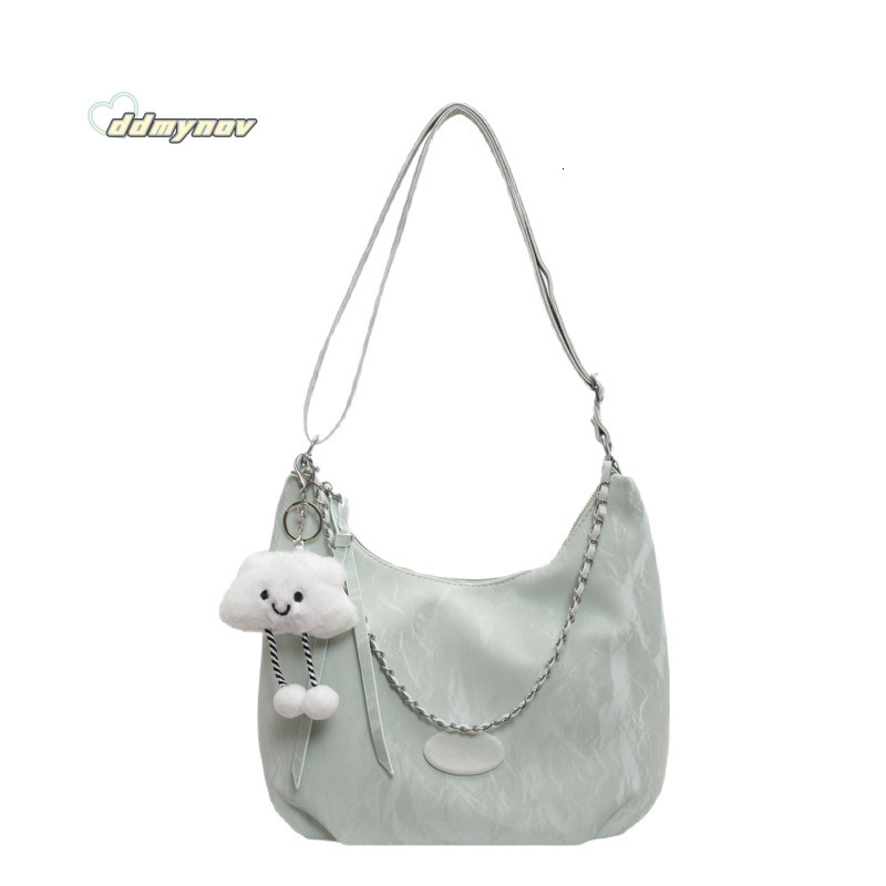 Casual Student Soft Large Capacity for Women 2025 New Summer Commuter Fashion Single Shoulder Crossbody Bag ddmynov