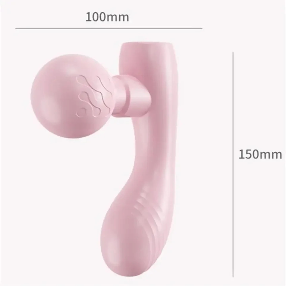 MINI Dual-Head Massager Dual-Motor Vibration Massage Gun Portable Charging Muscle Relaxation Massager 250605