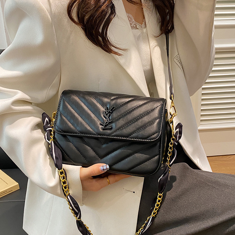 Designer bag free shipping 2025 fashion trend light luxury high-end texture diamond grid single shoulder crossbody bag for womens