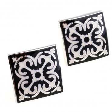 Fashion Red Black Blue Enamel Epoxy Cufflink Cuff Link 1 Pair Big Promotion Shipping W250606