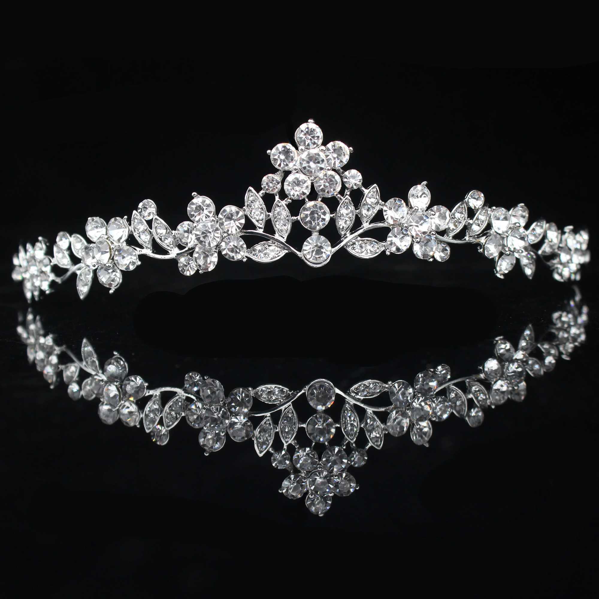 8 Designs Crystal Wedding Bridal Tiara Crown For Women Prom Head Diadem Hair Ornaments Wedding Bride Hair Jewelry Accessories Z250605