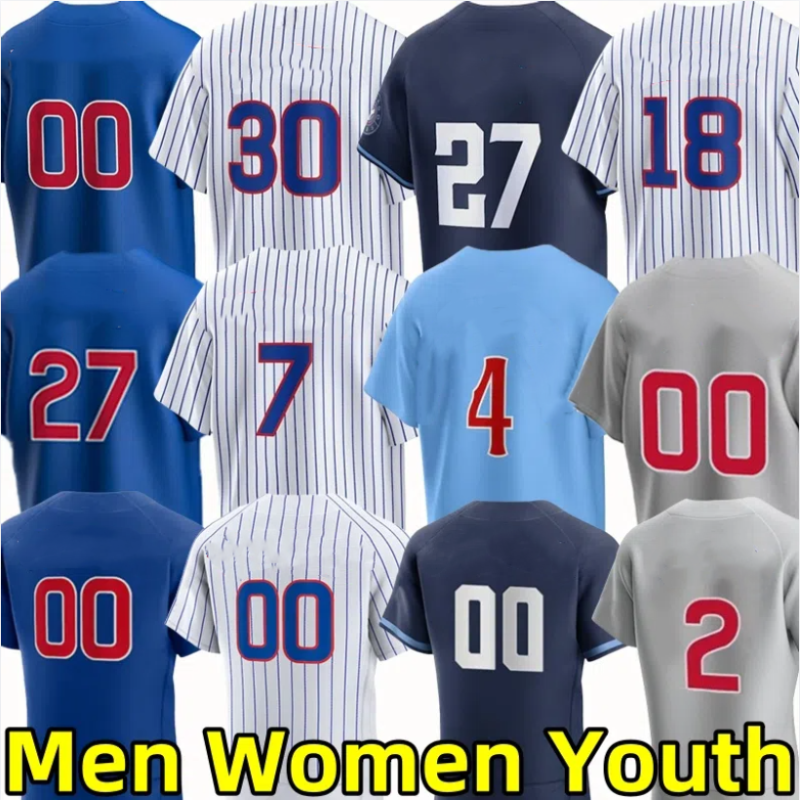 Custom Baseball Jerseys Cubs Dansby Swanson Seiya Suzuki Ian Happ Shota Imanaga Justin Turner Jersey Nico Hoerner Pete Crow Armstrong Kyle Tucker Jon Berti Men Kids