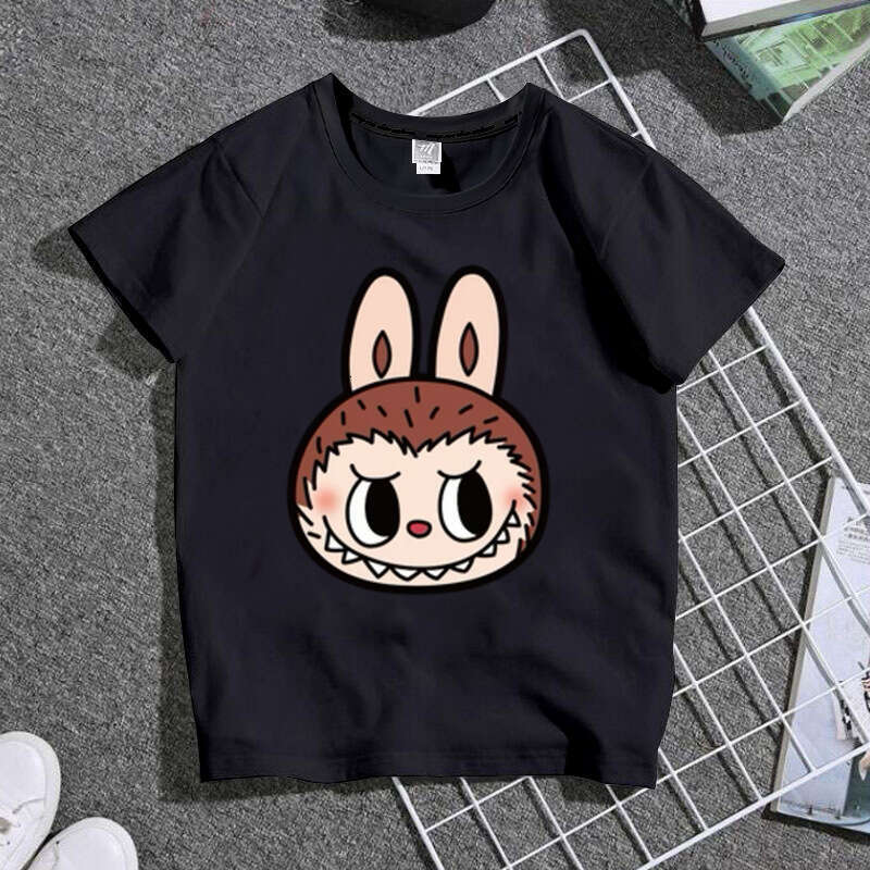 Labubu Summer Labubu Anime Merchandise Short Sleeve Unisex Two-Dimensional Trendy T-Shirt Casual Versatile Top