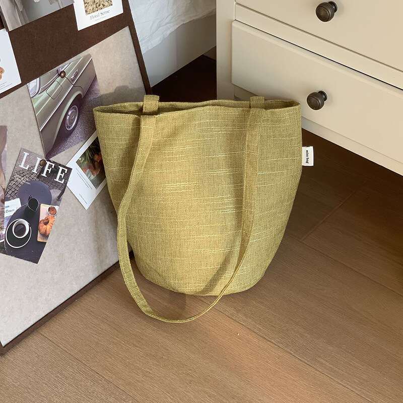 for Women New Single Shoulder Bucket Velvet Material Versatile Texture Casual Commuter Handbag Tote Large Capacity Crossbody Bag