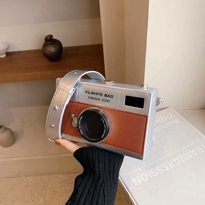 Personalized Design Camera Shape Shoulder Bag Ladies Cell Phone Bag Messenger Bag Purse Handbags Creative Clutch M250606