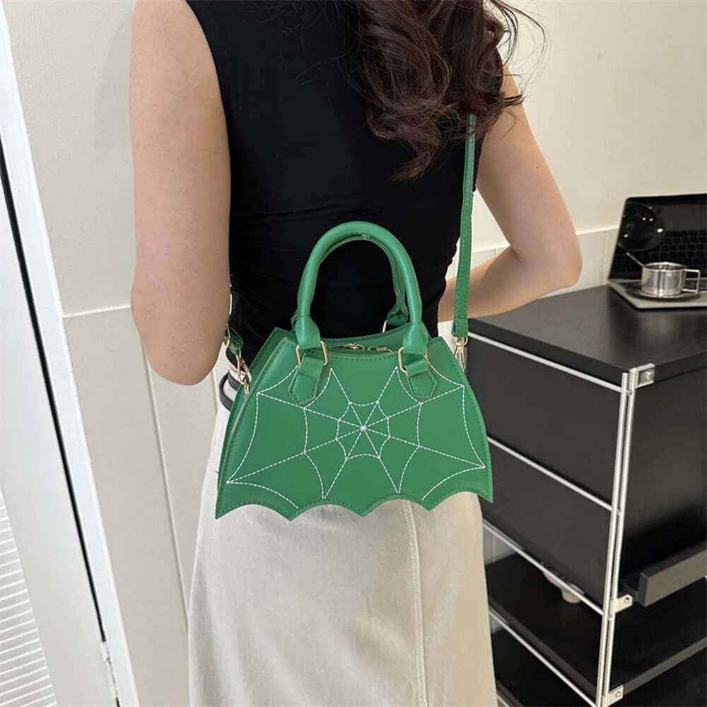 Women Small Shoulder Bat Wing Ladies Crossbody Bag Creative Chic PU Leather Fashion Halloween Props Outdoor Shopping Bags