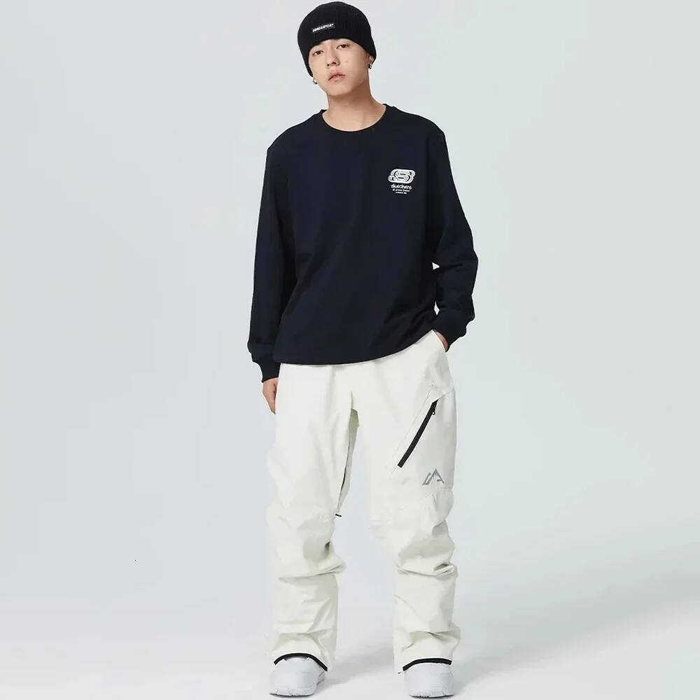 Ddmyoutdoor Women Warm Skiing Pants Man Windproof Loose Trouser Outdoor Snowboard Sport Waterproof Snow Overalls New Winter Ski Clothes Jogging Suit