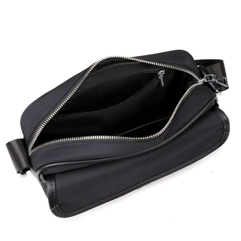 Men's Solid Color Oxford Square Shoulder Crossbody Wallet Bolsos Para Hombre Messenger Bags For Men Mens Bag