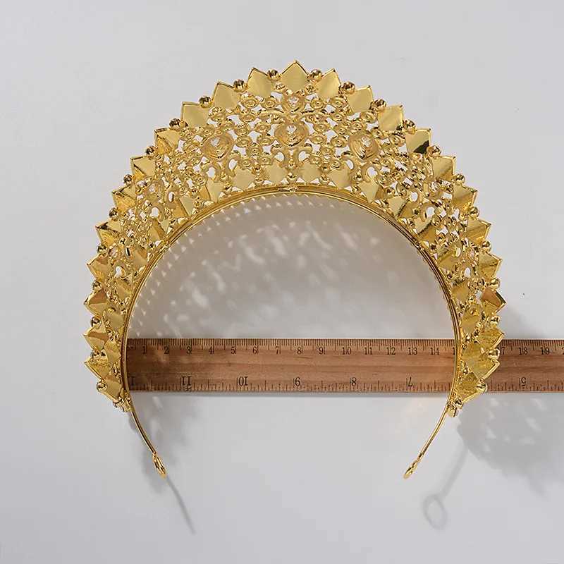 Levery Zircon Beauty Pageant Crown Headwear Bride Jewelry Z250605