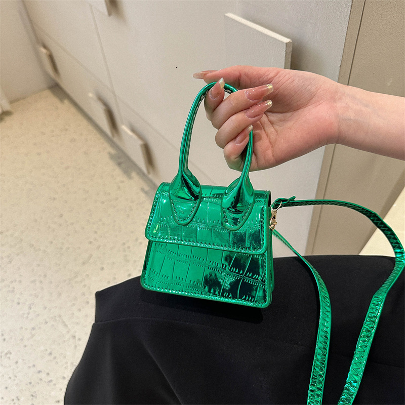 designer 2025 Summer New Fashion Stone Pattern Handbag Shoulder Crossbody Small Square Bag Women's Bag Supports Wholesale and Mixed Orders