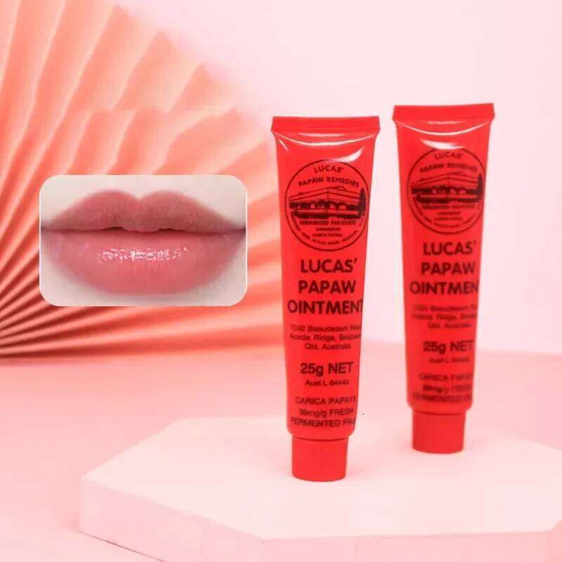 Lucas Papaw Ointment Multifunctional Protector Hydrating Lip Balm Diaper Natural Plant Papaya Cream Korean Cosmetics free shipping