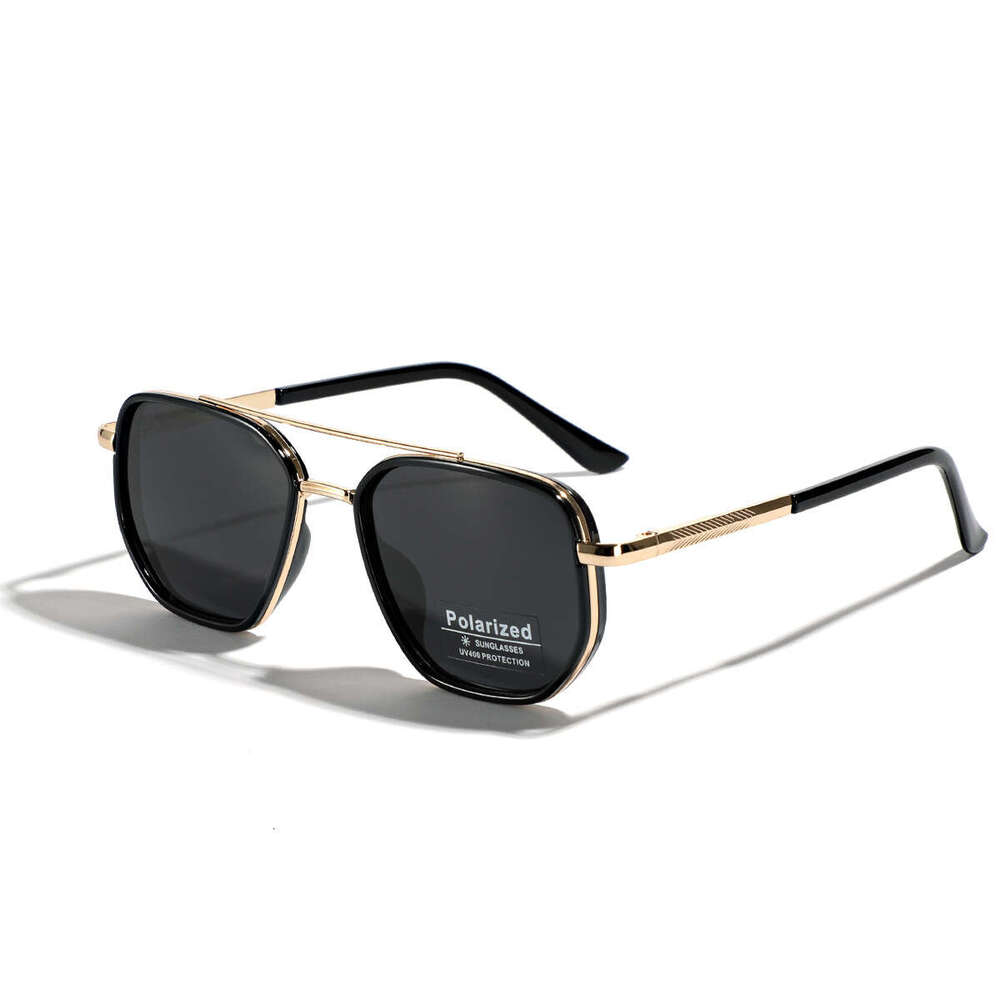 DHCollections Glasses TR90 Polarized Square Women Double Bridge Sunglasses for Female Drivers