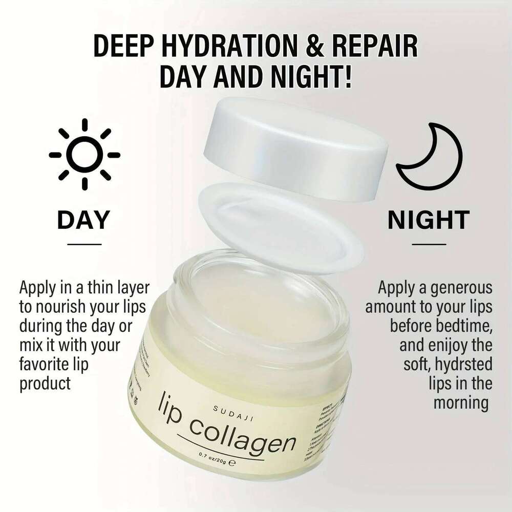 20g Plant stem cells Vitamins E & A Collagen Lip Butter free shipping