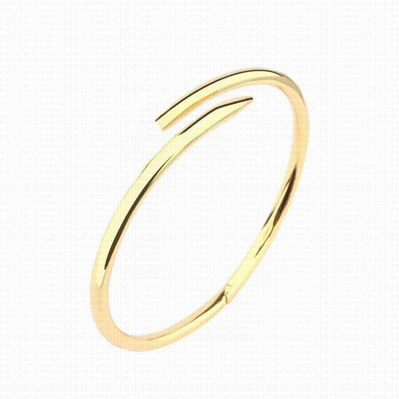 Nail Bracelet Lady Bracelets Friendship Bangle Mens Stainless Steel Braclets Charm Armband Thin Bangles Sister Braclet Pulsera Plata Bracciale Personalizzato