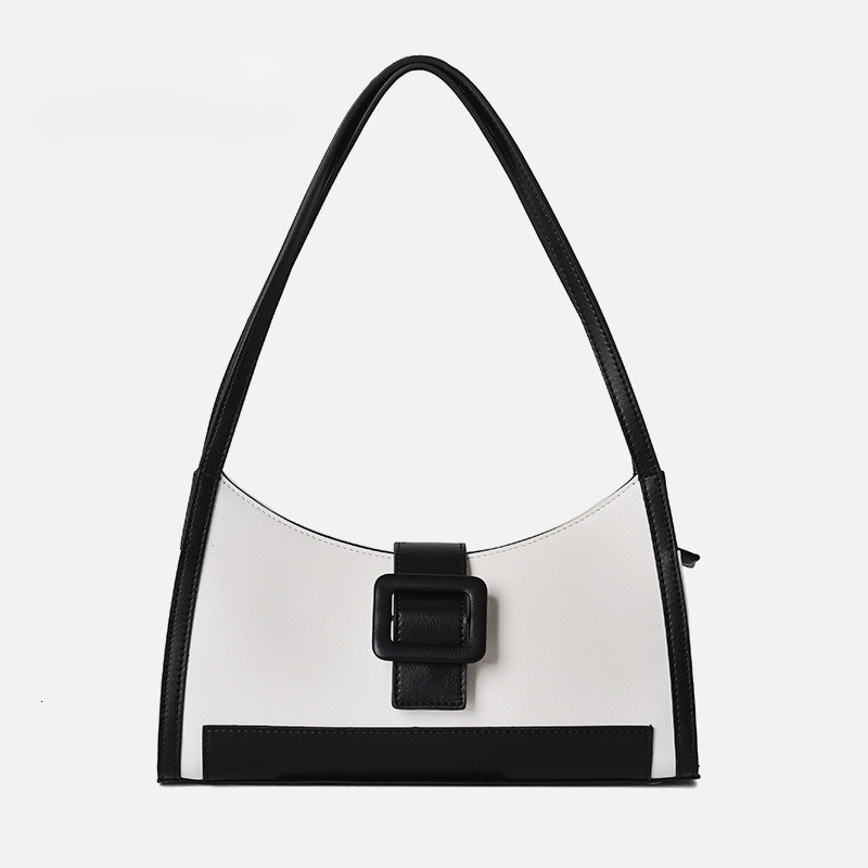 Free shipping Underarm Bag for Women Summer New Handbag Niche Luxury Color Designer bags Block Baguette Bag Fashion Simple Shoulder Crescent Bag