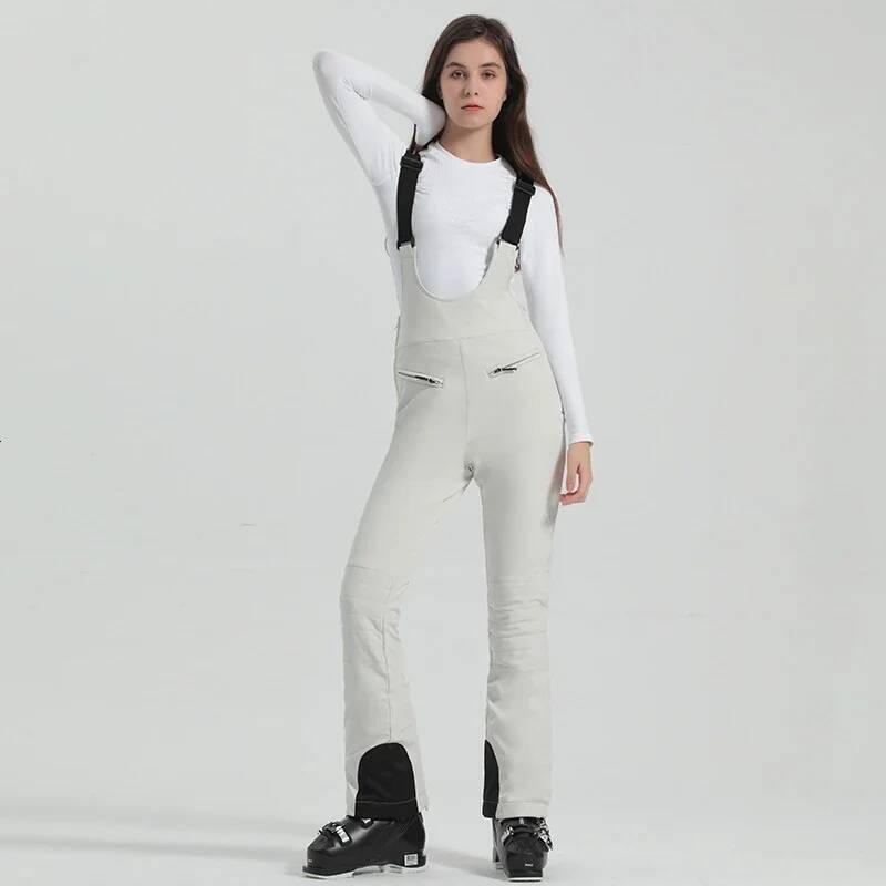 Ddmyoutdoor New Skiing Pants Winter Female Slim Snow Trousers Outdoor Mountain Snowboard Jumpsuits Women Sport Windproof Ski Overalls Jogging Suit