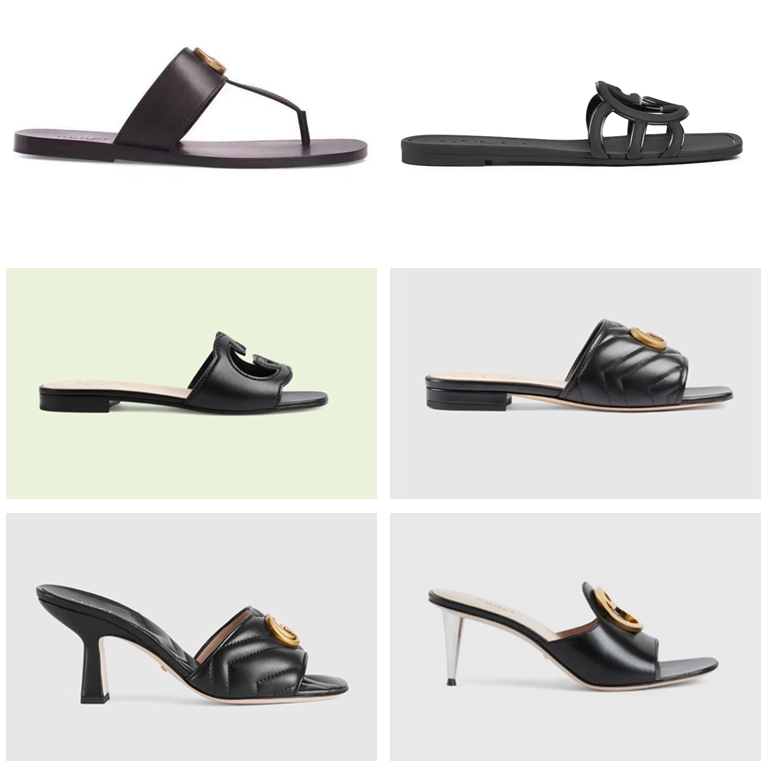 Designer woman G Slippers men slipper Gear bottoms Flip Flops women luxury sandals fashion causal flip flop sandals famous