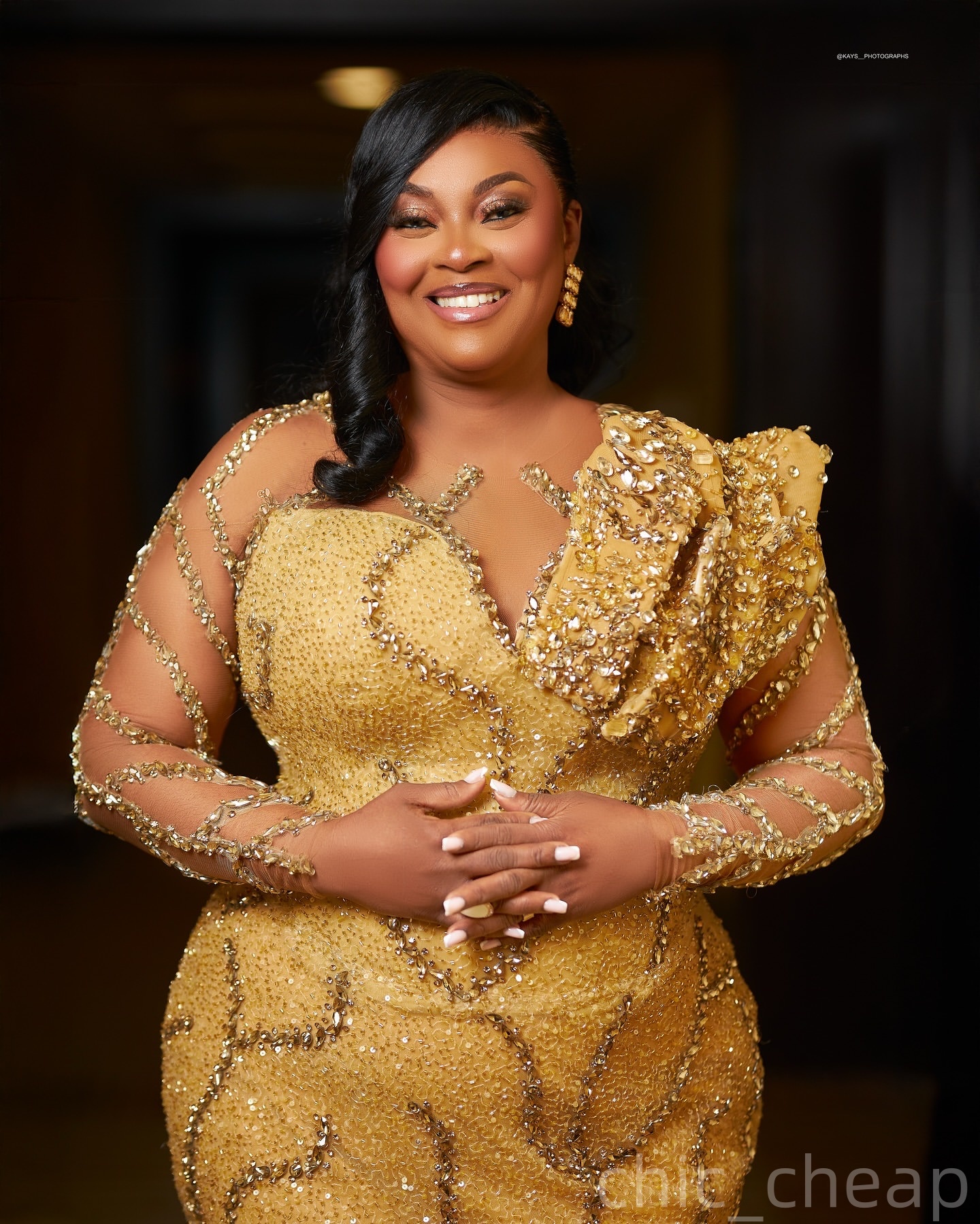 Mermaid Gold Prom Dresses 2025 Beaded Crystals Sequined Luxurious Evening Formal Party Second Birthday Engagement Gowns Plus Size Dress For Special Oc