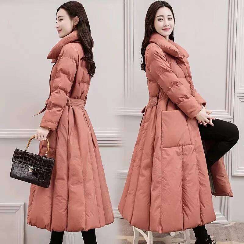 Winter Jacket Women Long Down Jackets Warm 2024 New Female's Casual Thick Quilted Cotton Puffer Coats Parkas Outwear