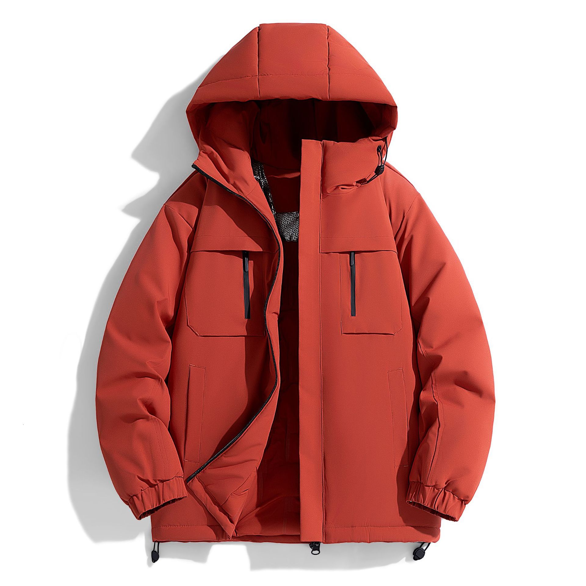 Ddmyoutdoor Winter Unisex Thick Warm Cotton With Graphene Lining Temperature Locking Hood Loose And Versatile Casual Jacket Jackets