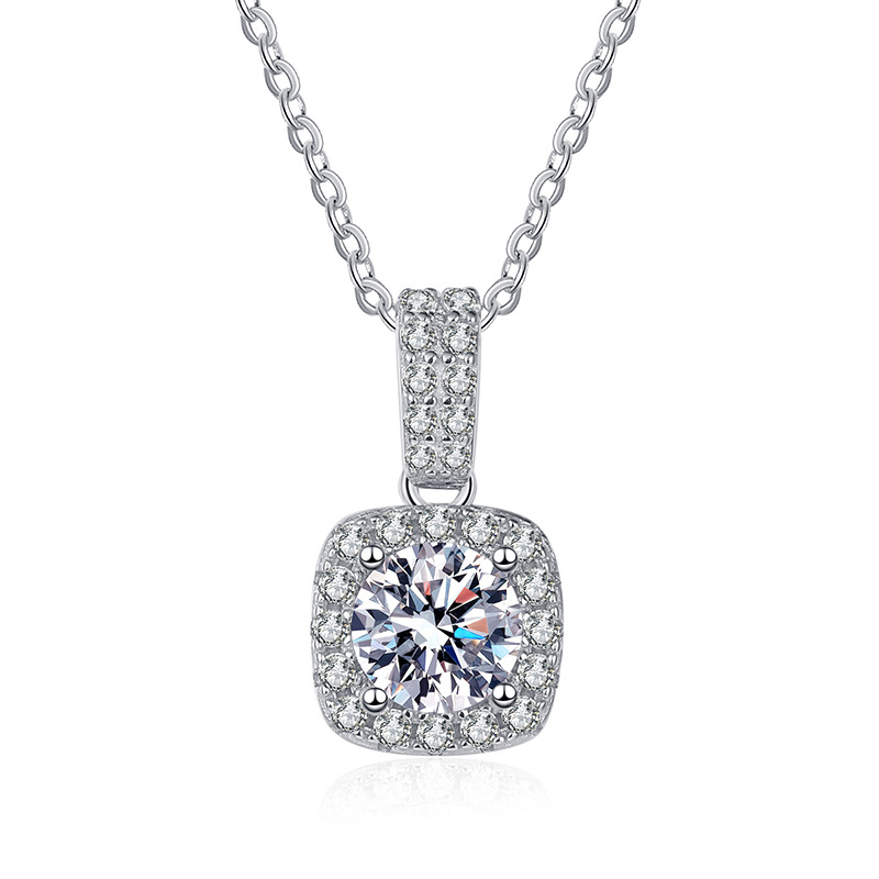 Elegantly Crafted Woman's S925 Moissanite Earring Set With Premium Quality Diamond-Like Facets