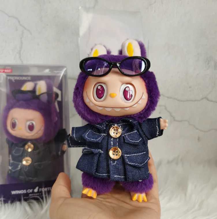 New Limited Edition The Monsters Labubu X Pronounce Wings Of Fortune Vinyl Doll Action Figure Key Pendant Birthday Gift X250606