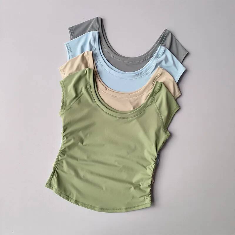 Fiess T-shirt Tops Women Outdoor Sports Loose Short Sleeve Gym Running Female Quick Drying Breathable Yoga Shirt