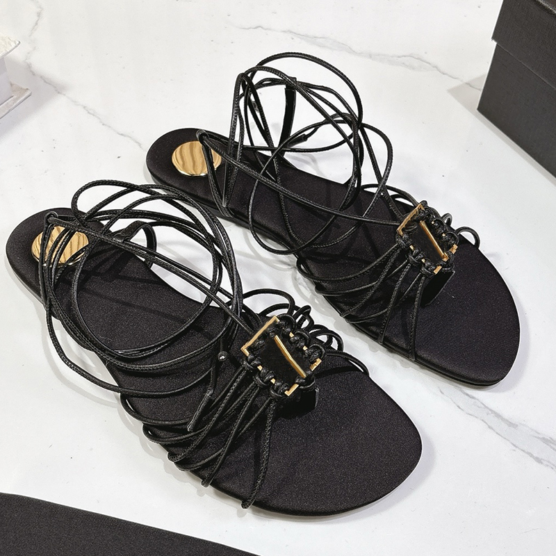 (Order by pic in opt, not by desc) designer women Sandals party fashion Sandal sexy heels Super Lady wedding buckle High Heel Woman shoes lace - up flat sandals