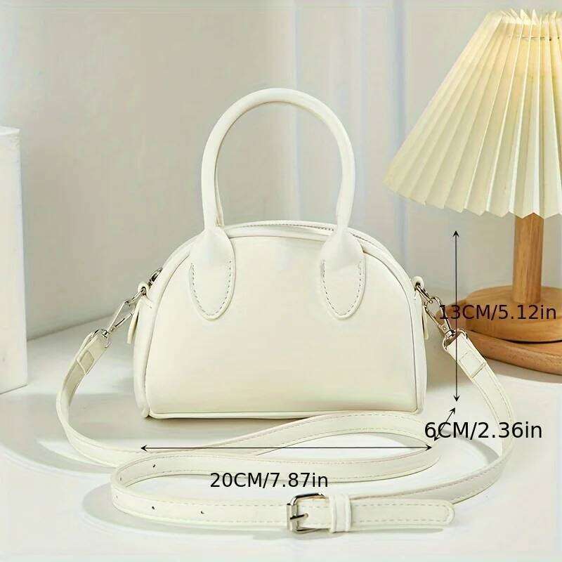 Fashion zipper anti theft small Boston manual bill of lading shoulder crossbody bag