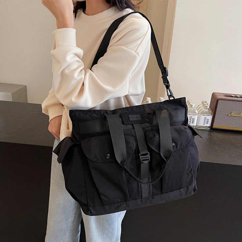 Large Capacity Shoulder Crossbody Bag Fitness Bag Outdoors Casual Travel Tote Bags Dry Wet Separation Handbags Messenger Sac 250605