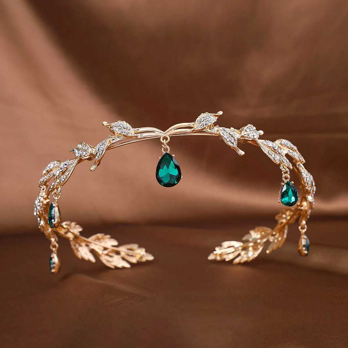 Baroque Crystal Tiaras And Crowns For Women Rhinestone Prom Diadem Headband Bridal Wedding Hair Accessories Jewelry Crown Tiara Z250605