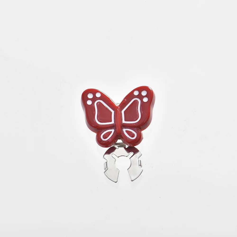 1PCS Cartoon Heart Butterfly Flower Cufflinks for Women Shirt Decorative Button Cover Animal Fashion Clothing Accessories W250606