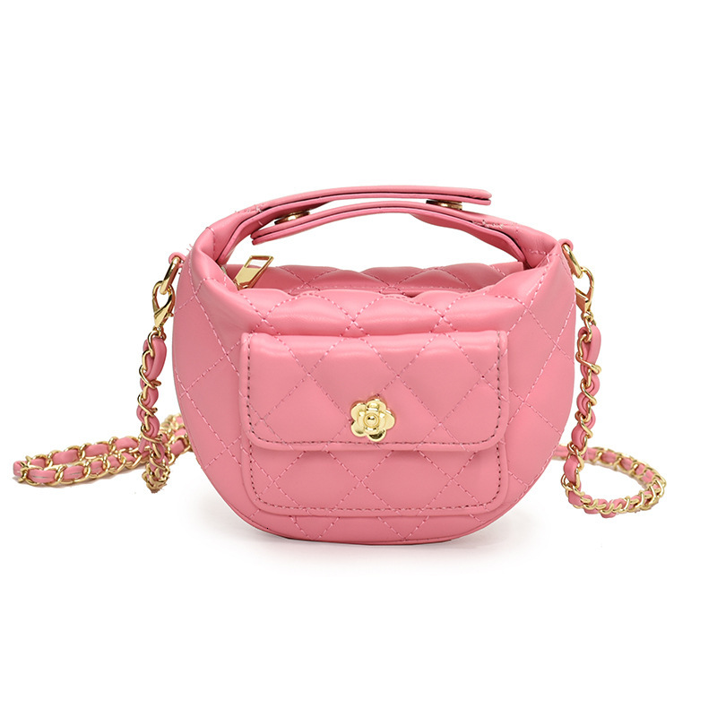 Free Shipping Ins Internet Celebrity Hula Hoop Show Style Luxurious Mini Chanel Style Children's Designer Bags Parent-child Handheld Crossbody Mo