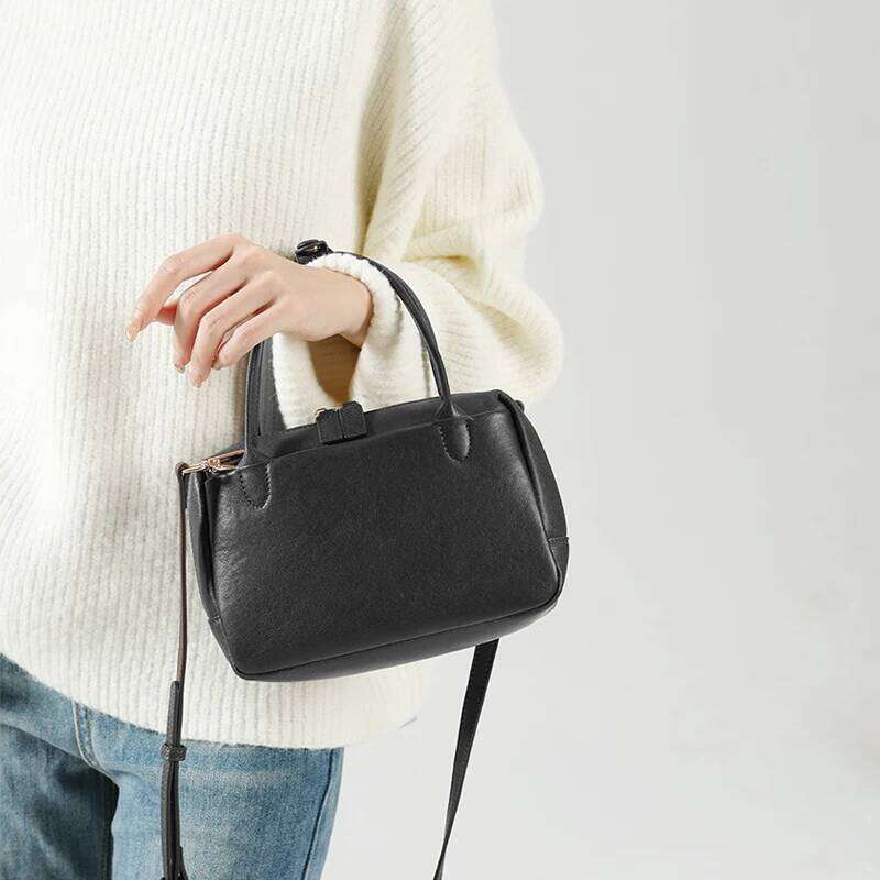 Designer Bags 2025 Women's Cow Genuine Leather Handbags Ladies High Quality Shoulder Bag Female Fashion Retro Designer Crossbody Bags Lady Luxury