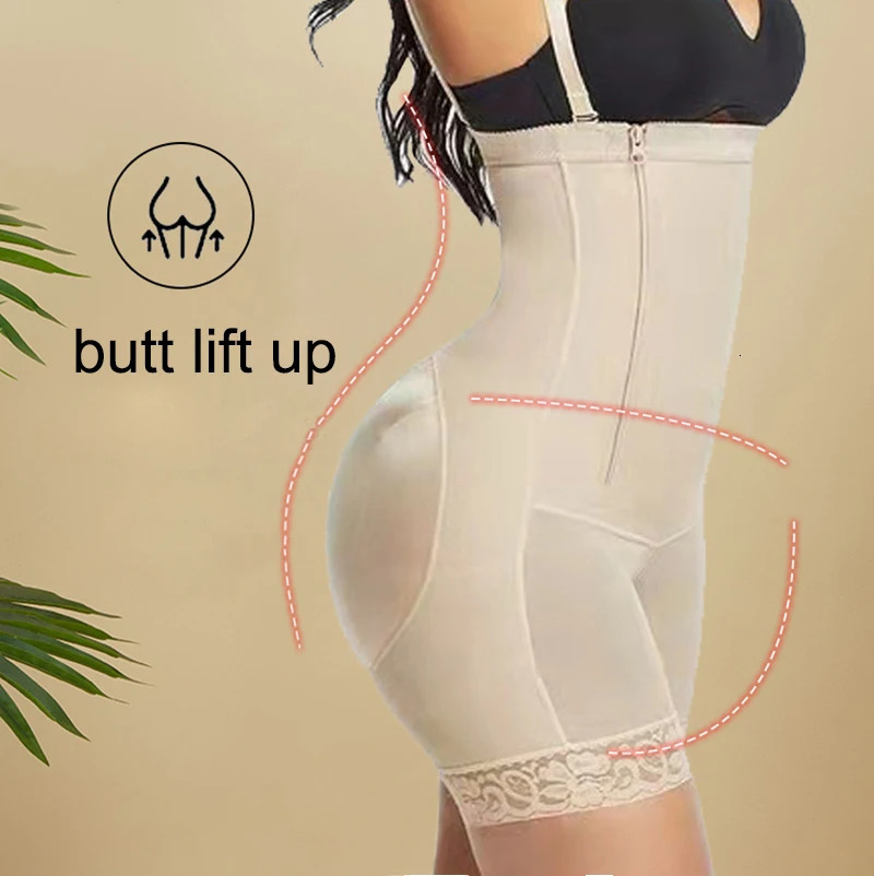 AfruliA High Compression Bodysuits Shapewear Fajas Colombianas Corrective Girdles Tummy Control Pes BBL Slimming Body Shaper 250605