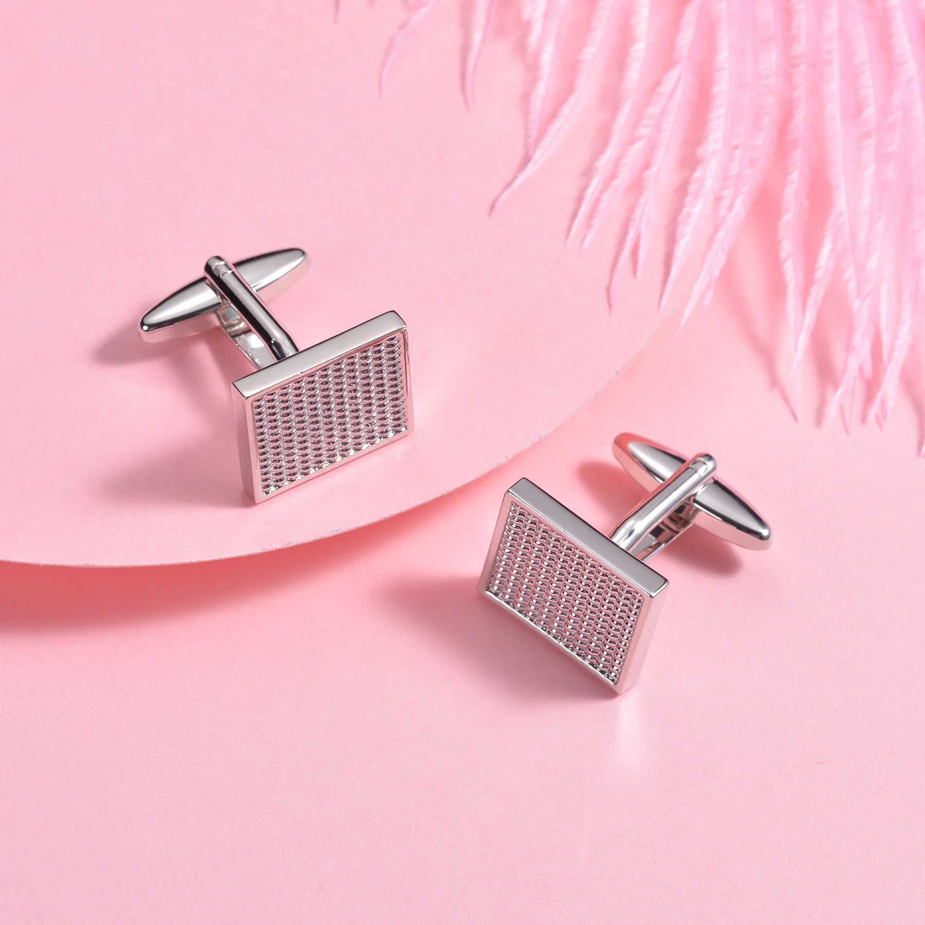 New Top Quality Copper Enamel Technology Retro Pattern Rectangle Cufflinks Fashion Mens French Shirt Cufflinks Wedding Jewelry W250606