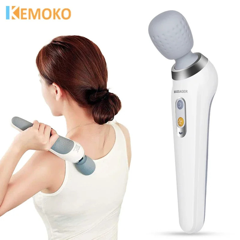 Muscle Mini Massage Gun Deep Tissue Handheld Massage Gun Stick Fascia Gun Leg Neck Vibrating Relax Massagers Portable 250605