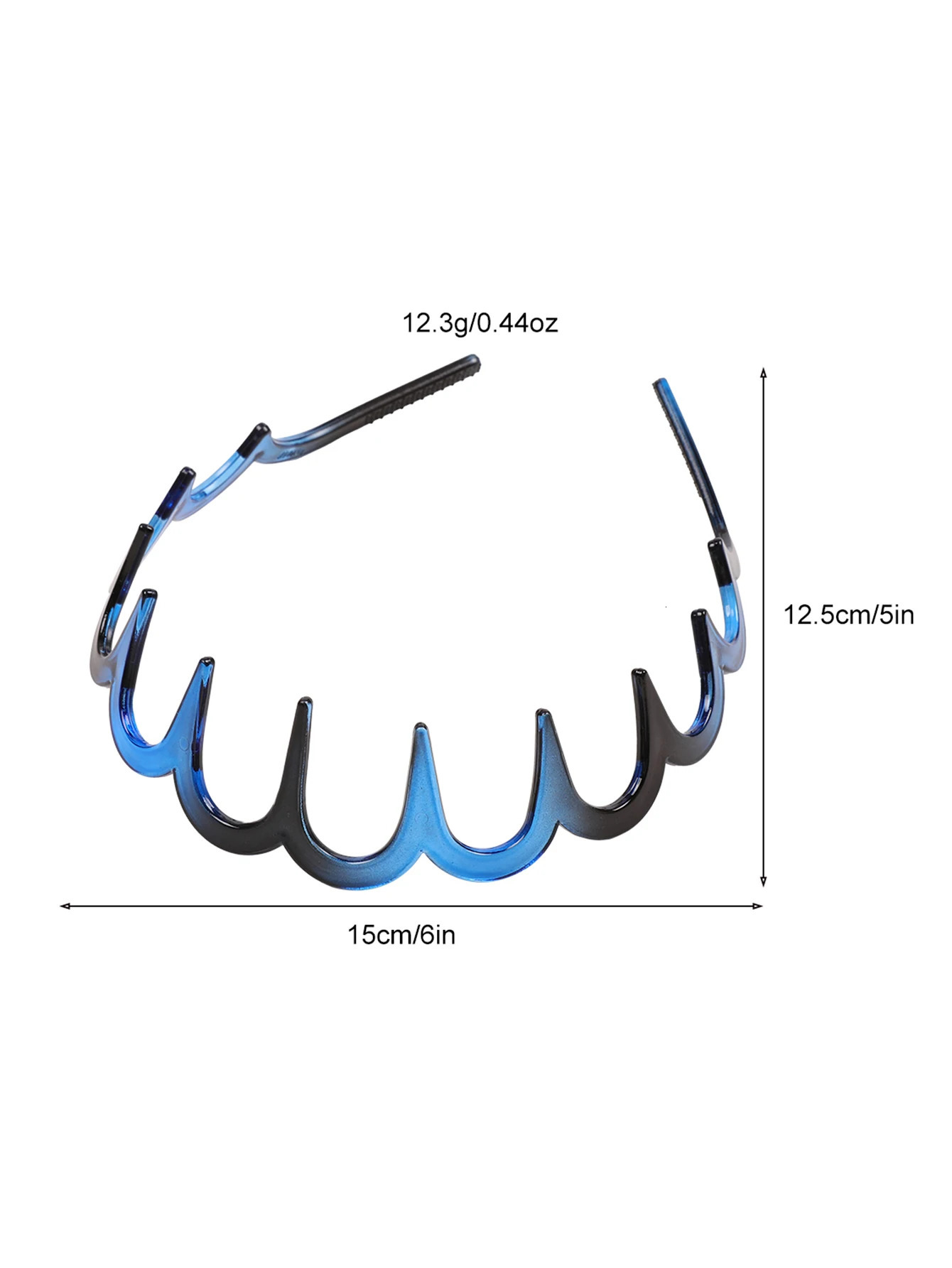 5pcs Multicolor Hairbands for Women GirlsNon-Slip Zig Zag HeadbandsTeeth Comb Hair HoopDaily UseYoga Spa Parties 250529