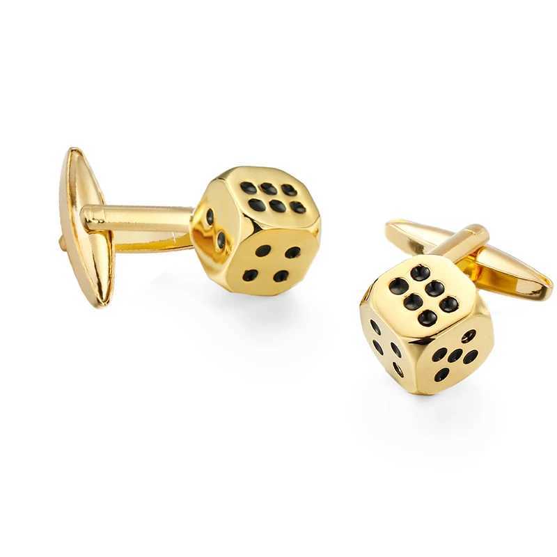 Mens French shirt cufflinks copper material dice football badminton rugby boxing gloves bullet shell gun model design Cufflink W250606