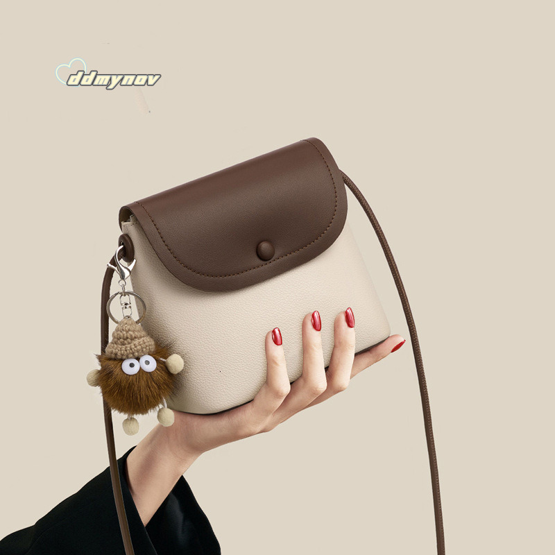 Women's 2025 Spring Summer Shoulder Versatile Crossbody Commuter Phone Fashion Bucket Bag ddmynov