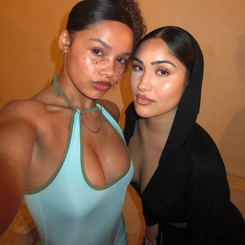 Sexy Tank Tops Women Summer Sleeveless Hollow Out Halter Bandage Backless Basic Tank Bodycon Streetwear Casual Fashion Camisole 250605